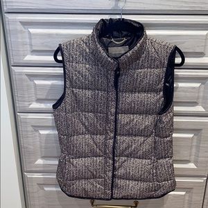 BR Herringbone Quilted Down Feather Vest